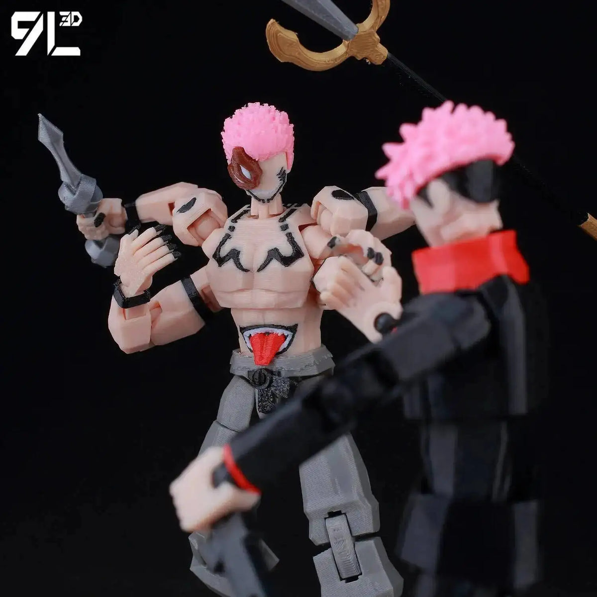 Figurines Articulées Jujutsu Kaisen – Collection Lucky13 / Titan13