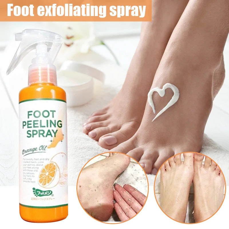 Spray Exfoliant Pied 110ml – Gommage & Élimination des Peaux Mortes