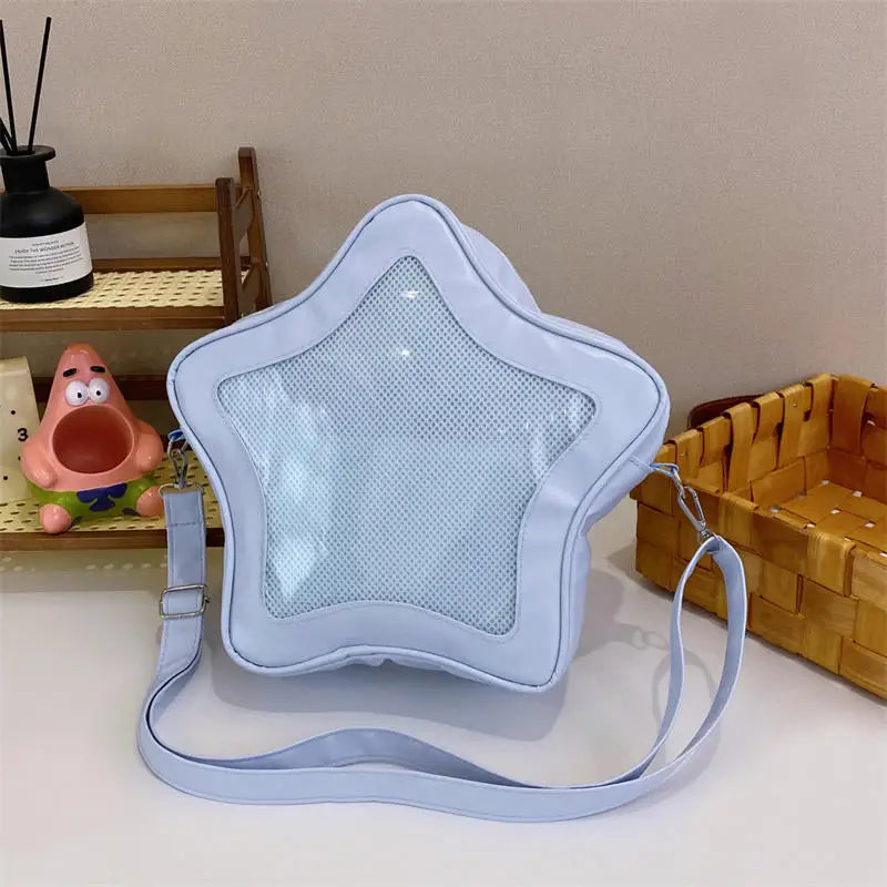 Sac Bandoulière Kawaii Ita Bag – Étoile Anime, Style Ulzzang, Fille 2025