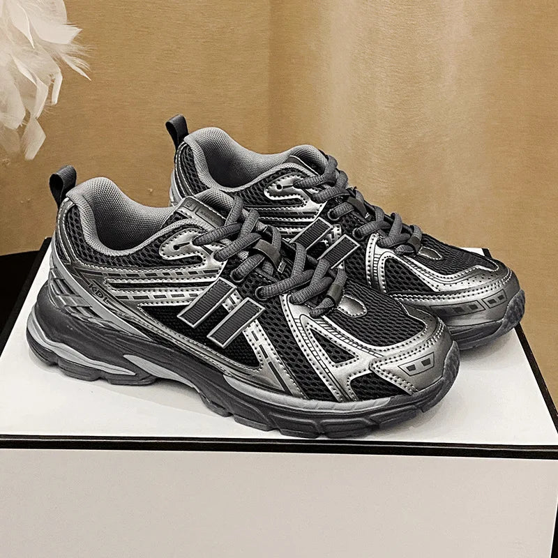 Sneakers Casual Rétro Homme & Femme – Légères, Respirantes, Semelle Caoutchouc