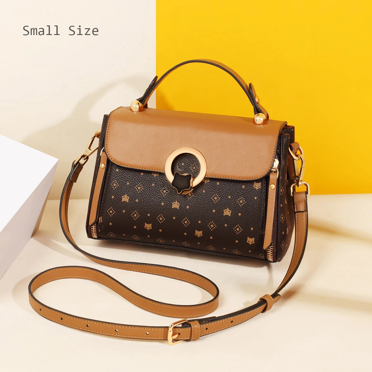 FOXER Brand 2026 New Handbag Women's Shoulder Bag Light Luxury PVC Leather Female Crossbody Purse for Mom Large Capacity Bag