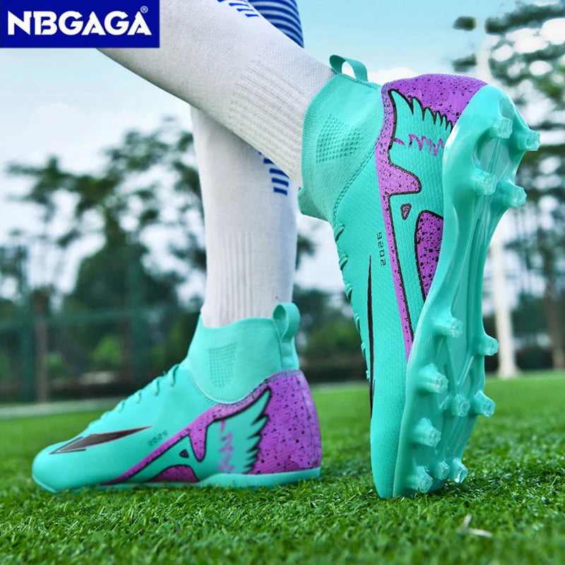Chaussures de Football NBGAGA – Crampons Longs Unisexe, Légères & Respirantes