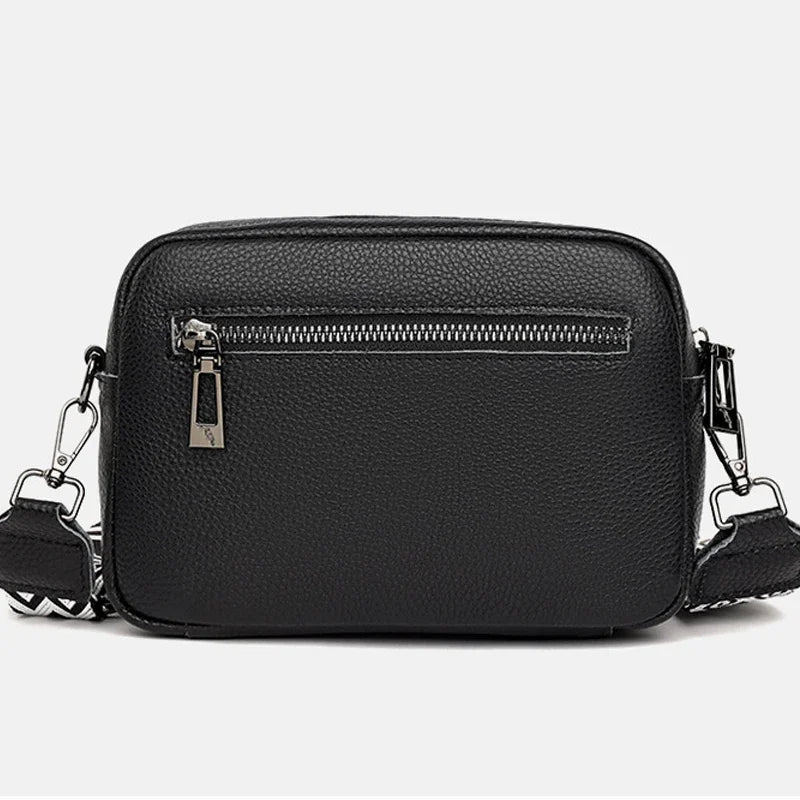 Sac Bandoulière Femme Grande Capacité – Multi-Compartiments, Matière PU Légère