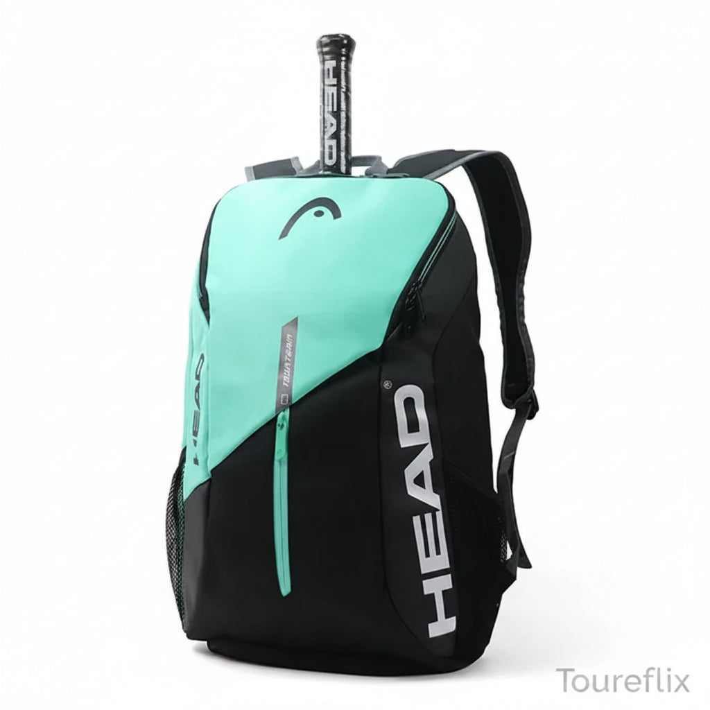 HEAD Tour Team Series 25L Tennis Racket Bags for Men Women Original Comfortable Backpack With Shoe Storage 2 Rackets