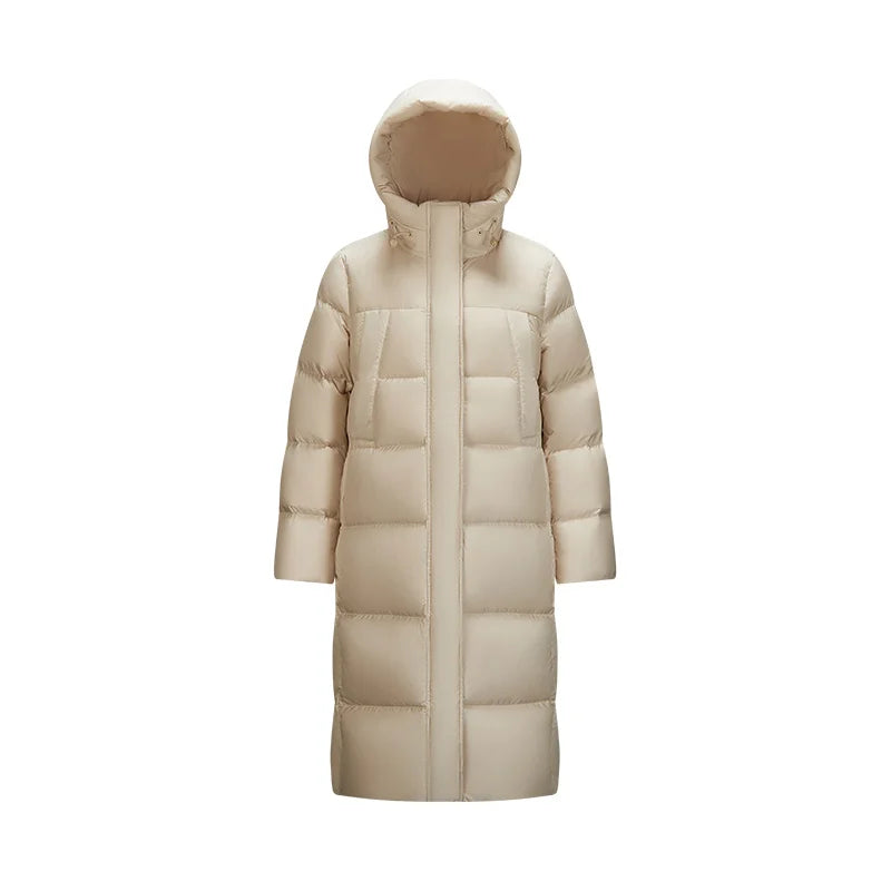 Doudoune Longue Femme Semir – Manteau À Capuche Imperméable Hiver