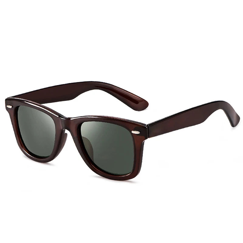 Lunettes de Soleil Style Wayfarer Krokodil – Anti-Reflets UV400 Femme