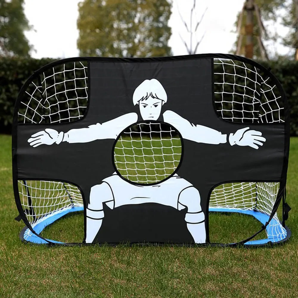 But de Football Pliable – Filet Nylon, Installation Rapide | Enfants & Adultes | Intérieur & Extérieur