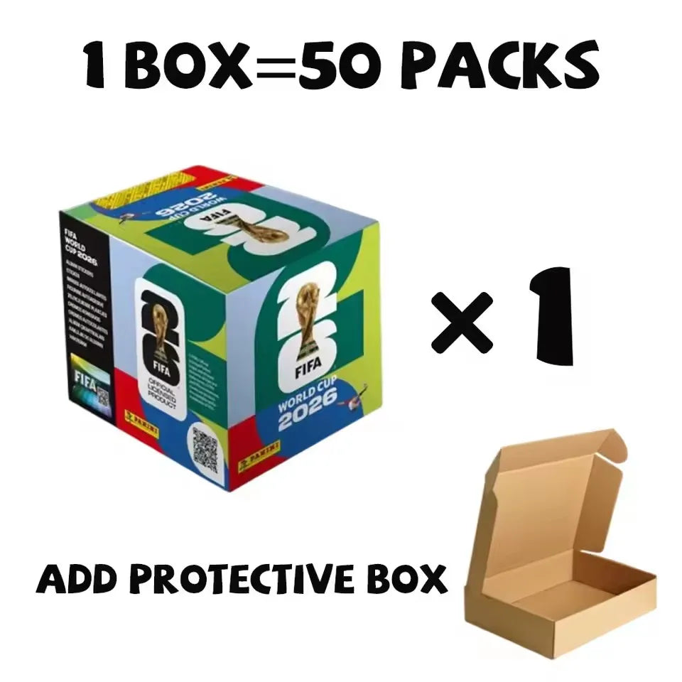 2026 World Cup Sticker Collection Blind Box Sticker Collection Pack & Album Soccer Memorabilia Set Football Souvenir Fan Gift
