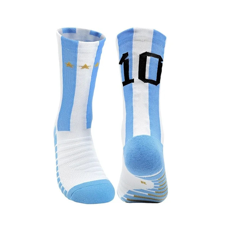 Chaussettes de Football Unisexe – Respirantes, Antidérapantes, Séchage Rapide | Enfant & Adulte
