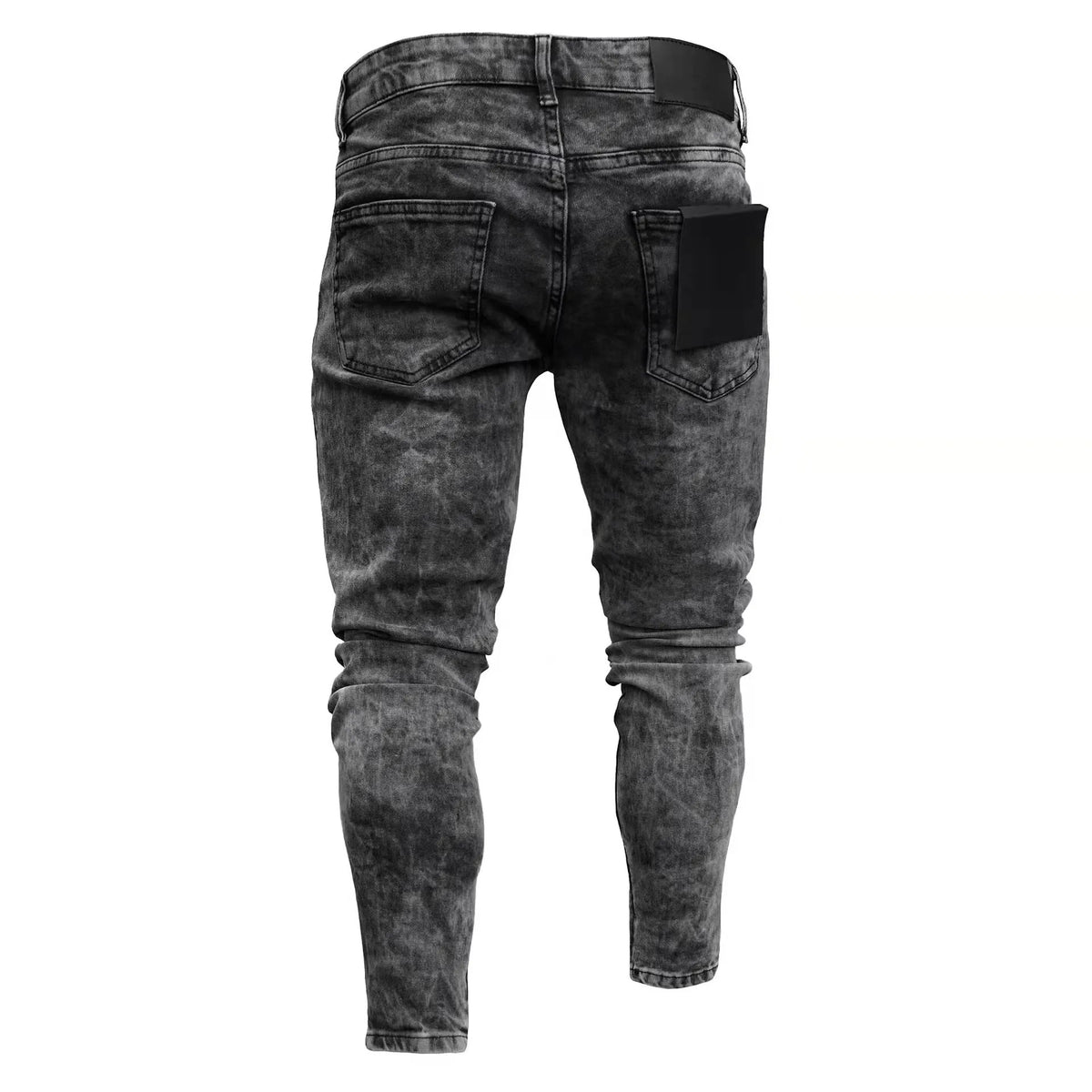 Jean Homme Skinny Pencil Taille Haute – Style Y2K Streetwear Vintage