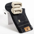 Jean Droit Homme Hiver Doublé Polaire Stretch 4 Coloris | Grande Taille 28-40