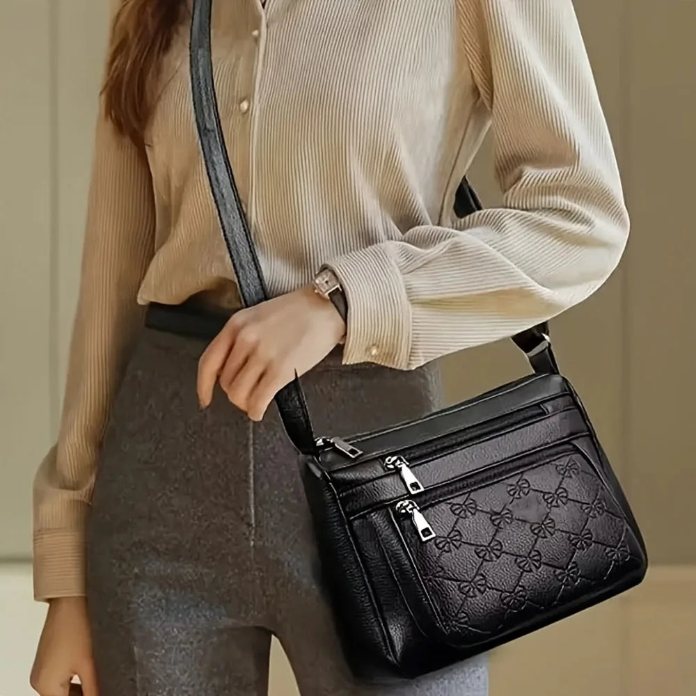 Sac à main femme HuoHuo – Cuir PU, grande capacité, bandoulière & épaule
