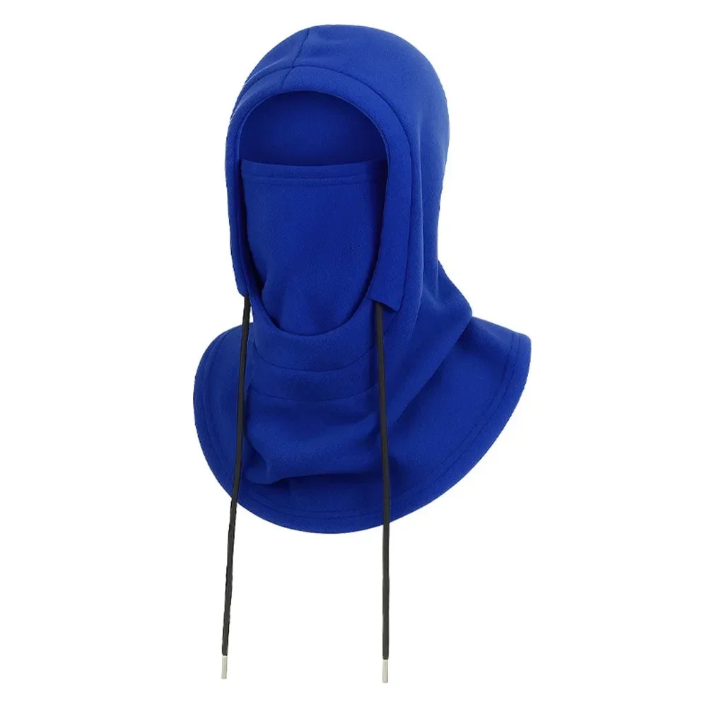 Bonnet polaire unisexe avec cache-cou et protection des oreilles