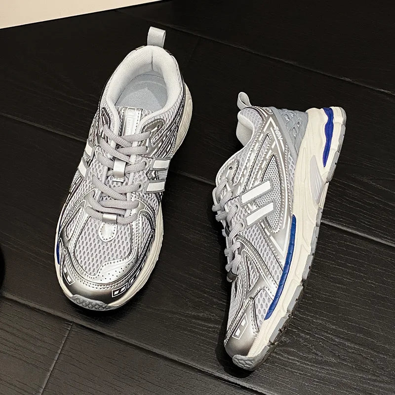 Sneakers Casual Rétro Homme & Femme – Légères, Respirantes, Semelle Caoutchouc