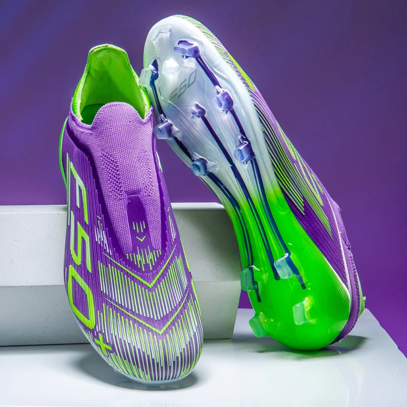 Chaussures de Football X2517 – Crampons Antidérapants Respirants pour Homme