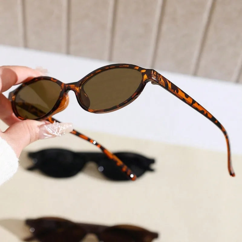 Lot de 3 Lunettes de Soleil Ovales Rétro – Style Européen & Américain, UV400, Femme