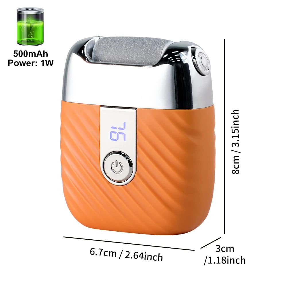 Rechargeable Electric Foot Grinder Dead Skin Remover Calluses Feet Scrubber Electric Foot File Dry Dead Cracked Foot Care Repair