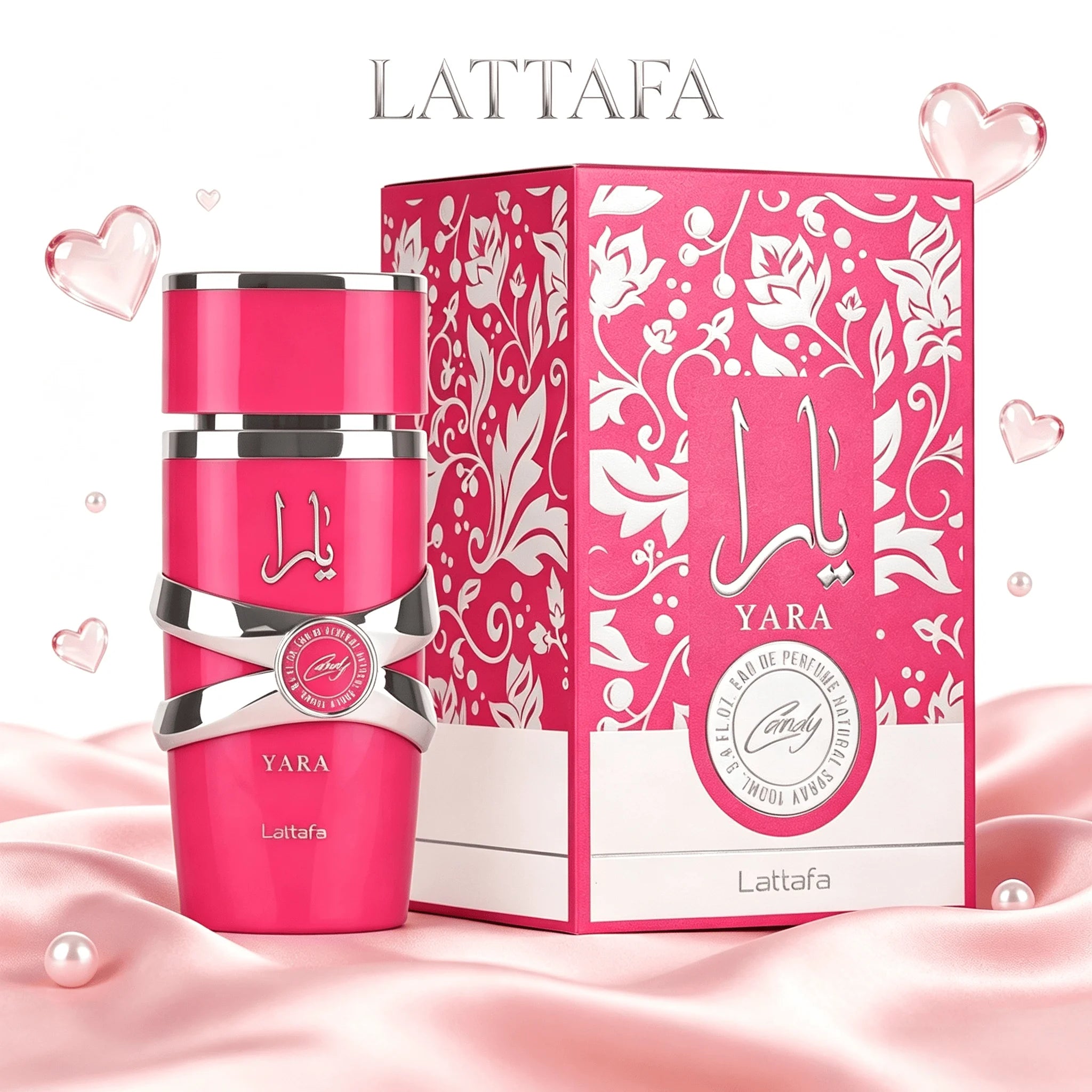 Lattafa Yara Candy – Eau de Parfum 100 ml | Vanille, Fruité, Agrumes, Floral