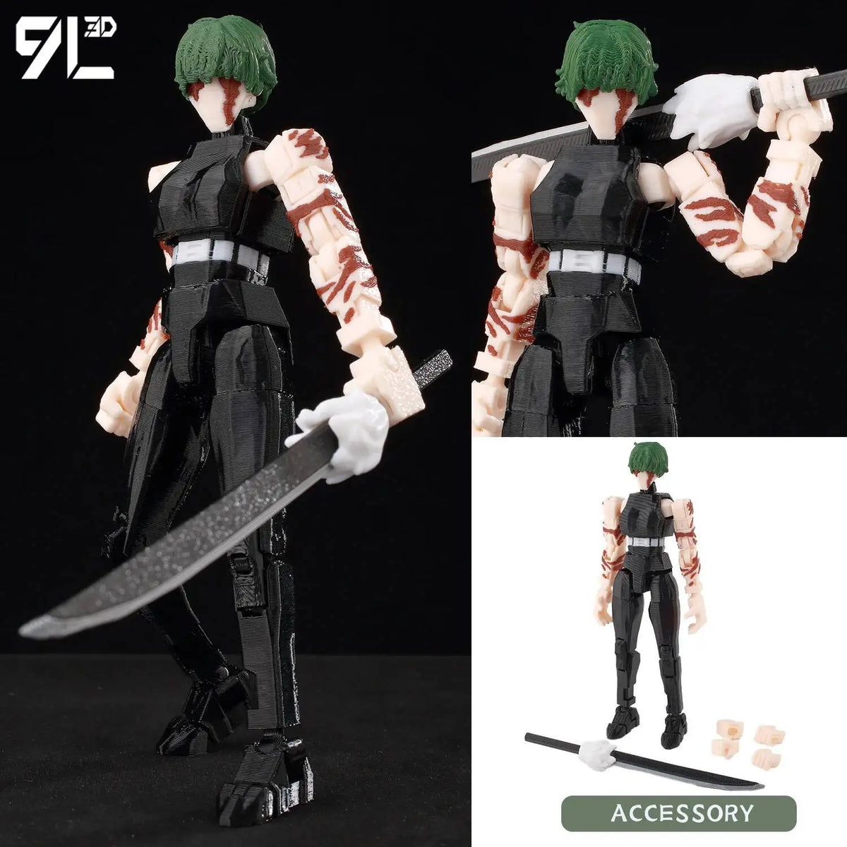 Figurines Articulées Jujutsu Kaisen – Collection Lucky13 / Titan13