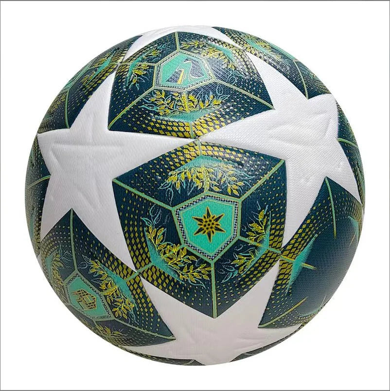 Ballon de Football Professionnel Taille 5 – Couture Thermique, PU Imperméable + Kit Complet d'Accessoires