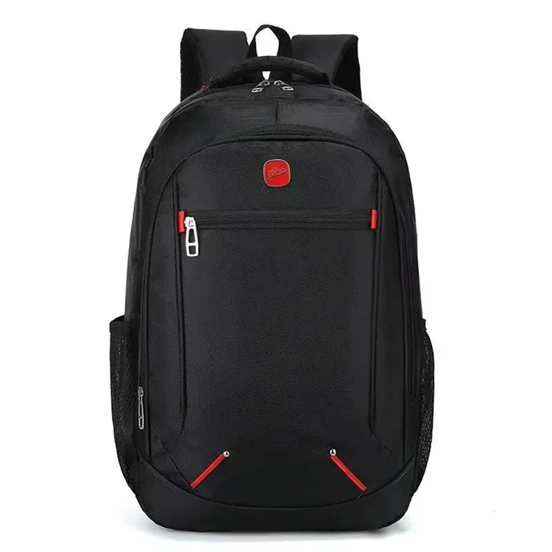 Sac à Dos Étudiant Grande Capacité – Nylon Casual Couleur Unie | Multifonction | Unisexe