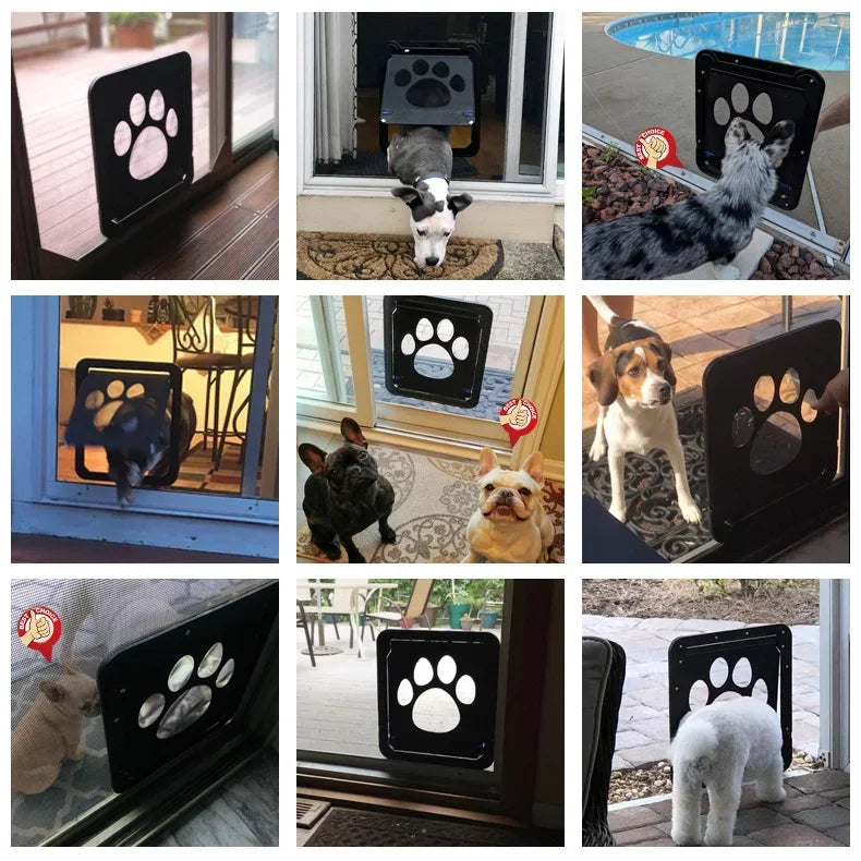Chatière Magnétique Verrouillable – Porte pour Chat & Chien, Installation Facile, Taille L & XL
