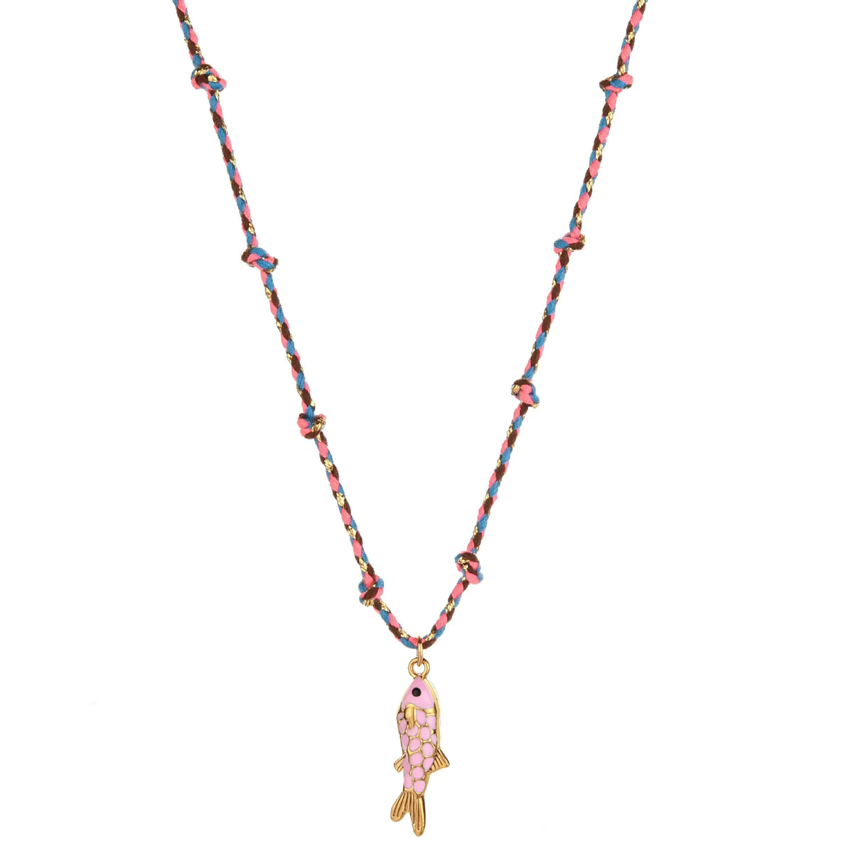 Collier Pendentif Initiale & Lettre – Corde Colorée Ajustable, Cadeau Fête des Mères