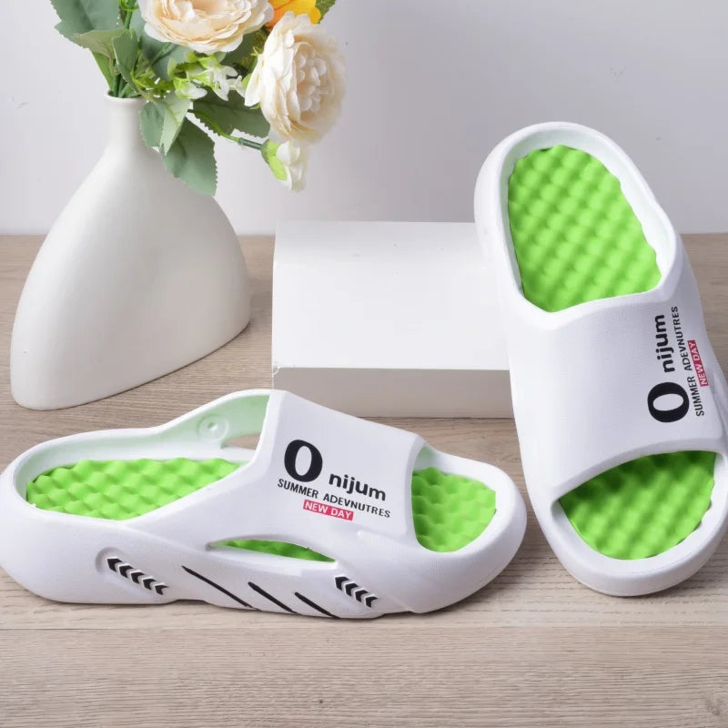 Chaussons Massage Homme – Sandales Intérieur/Extérieur Semelle Confortable