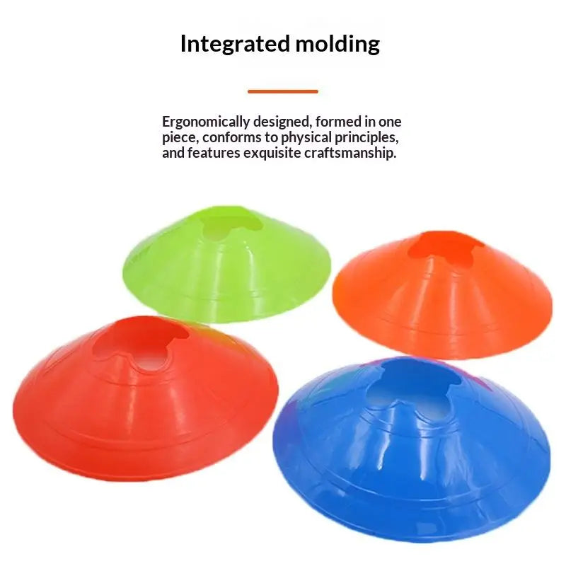 Cônes d'Entraînement Football – Lot de 10 Disques Agility