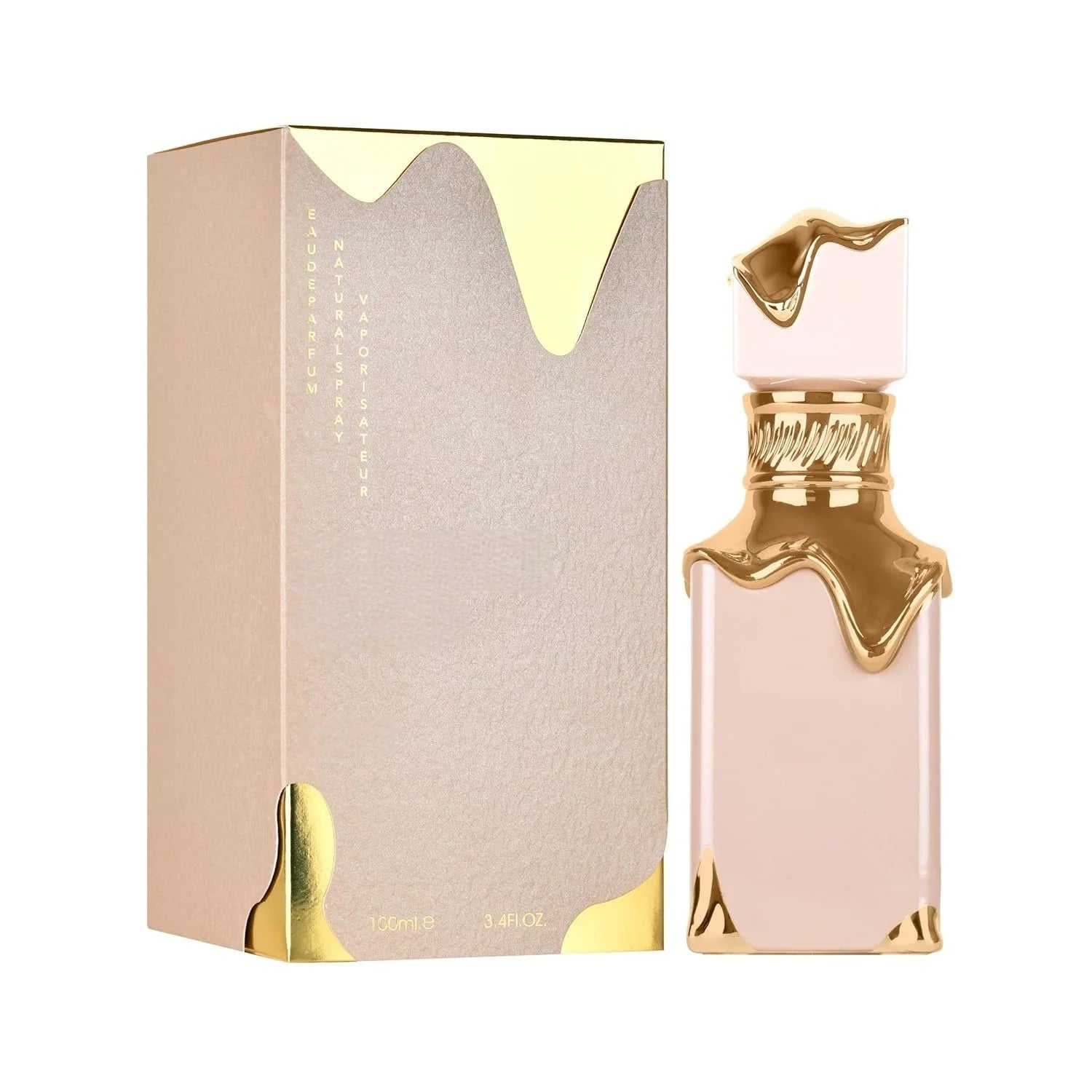 Parfum Premium Femme – Eau de Parfum Florale Douce 100 ml | Flacon Rose & Or