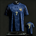 Mbappe 10  Soccer Jersey Golden Rooster Badge Dual-sided Quick Dry Crewneck Short Sleeve Unisex Premium Football Fan Jersey
