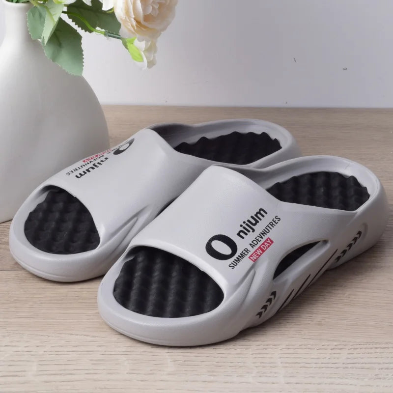 Men's Massage Slippers – Indoor/Outdoor Sandals with Comfortable Sole