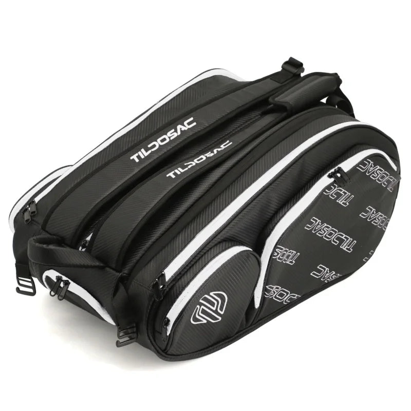 Detachable Pickleball Padel Bag Men Women Insulated Shoes Compartment Pickleball Paddles Racket Backpack Outdoor Gym Sport Bags