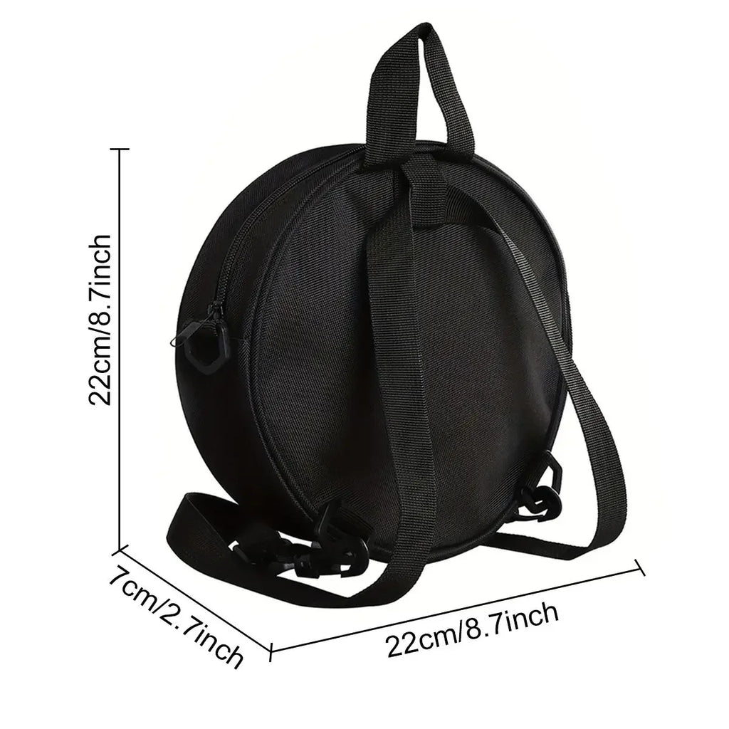 Watermelon Cherry Round Shoulder Bag Fruit Messenger Bag Daily Adjustable Strap Crossbody Bag for Woman Best Gifts 2D Flat