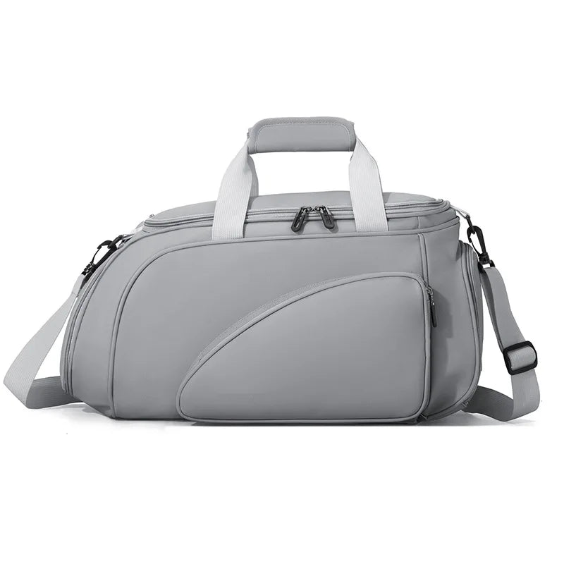 Table Tennis Bag with Large Capacity, Independent Shoe Compartment, Dry and Wet Separation Sports Training Crossbody Travel Bag