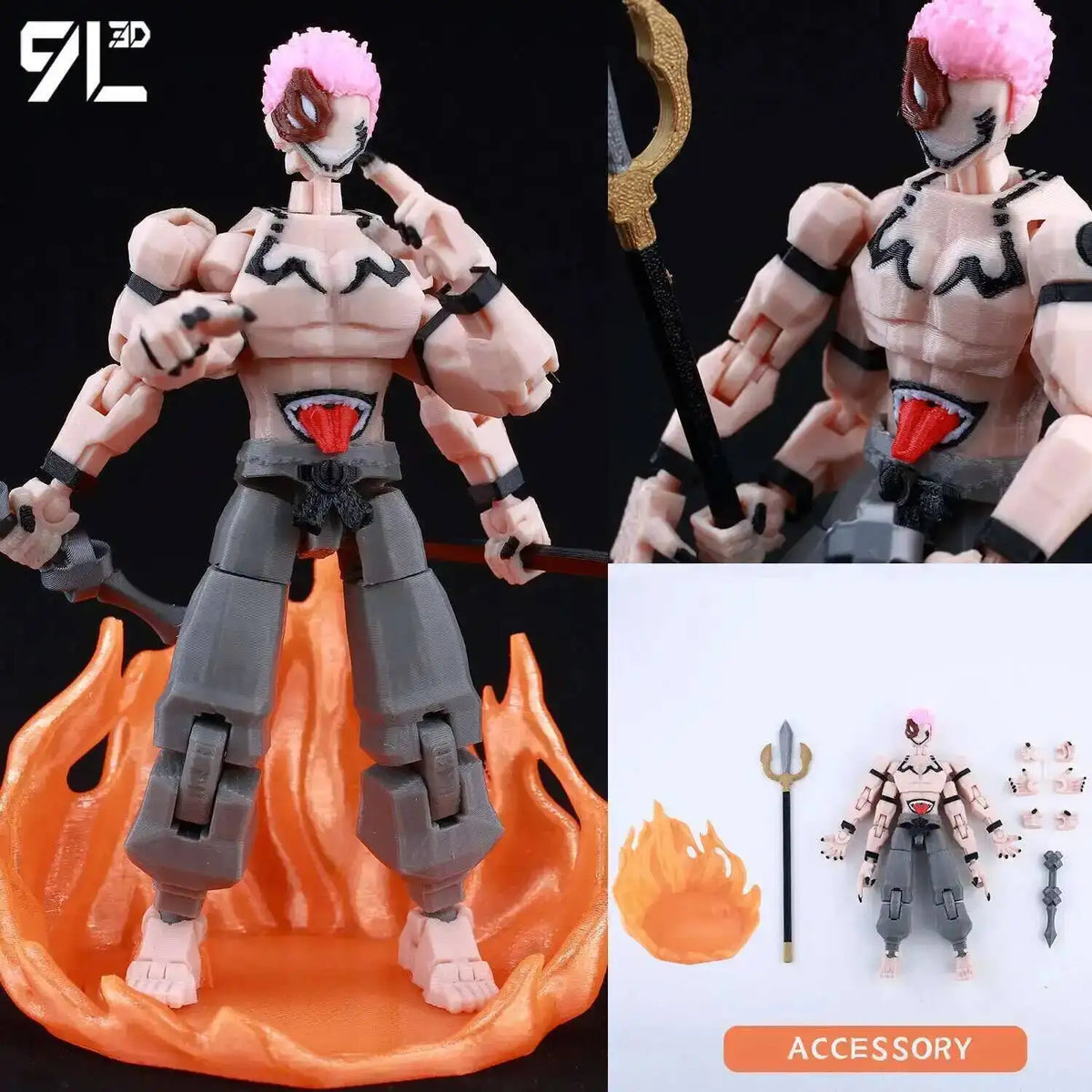 Figurines Articulées Jujutsu Kaisen – Collection Lucky13 / Titan13