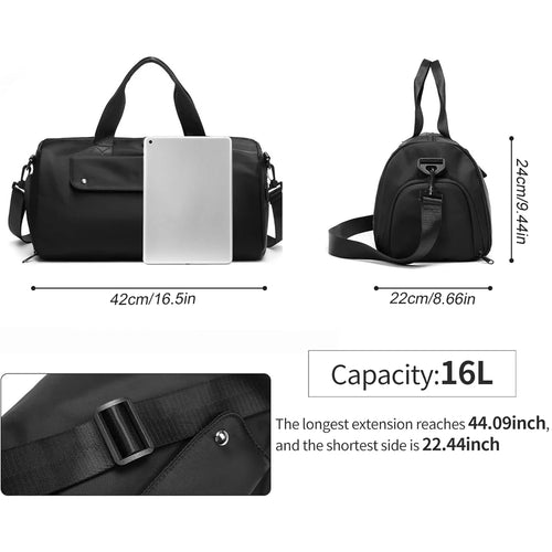 1PCS Gym Bag for Men & Women with Shoe & Wet Compartment - Duffle Bag for Travel,Sports, Fitness & Workout, gifts for men&women