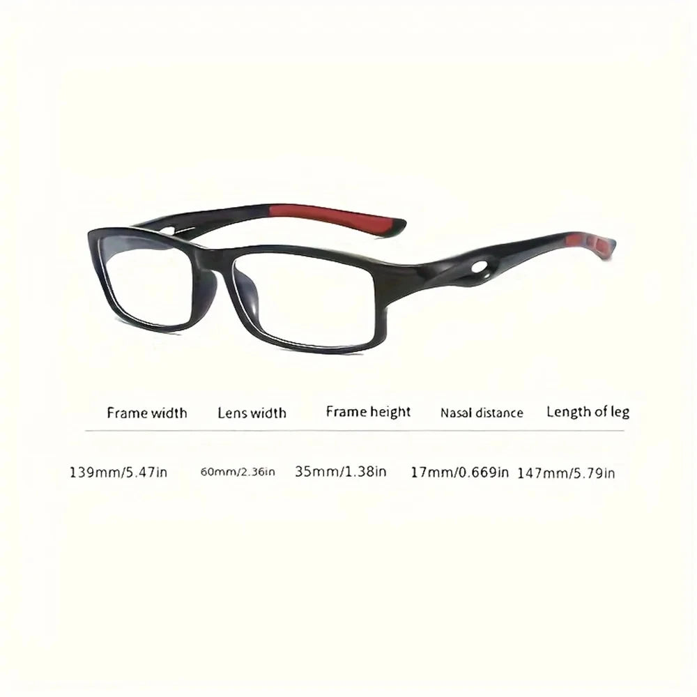 Lot de 5 Lunettes de Lecture Anti-Lumière Bleue – Style Sport Carré, Ultra-Légères Unisexe
