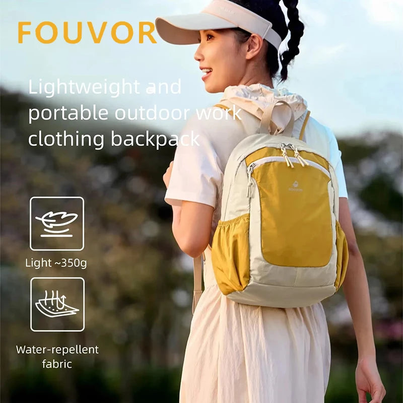 Fouvor 2026 New Women's Outdoor Backpack Lightweight Small Backpack Waterproof Travel Bag Casual Daypack Female 3068-06 3068-16