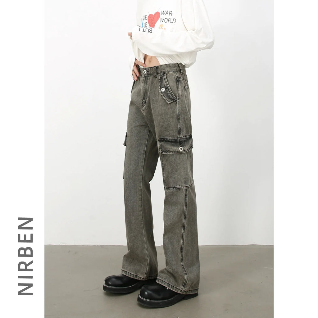 Men's American High Street Jeans – Retro Workwear Loose Straight Fit | 2026 Trend