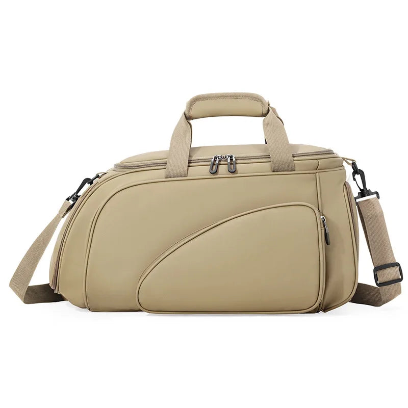 Table Tennis Bag with Large Capacity, Independent Shoe Compartment, Dry and Wet Separation Sports Training Crossbody Travel Bag