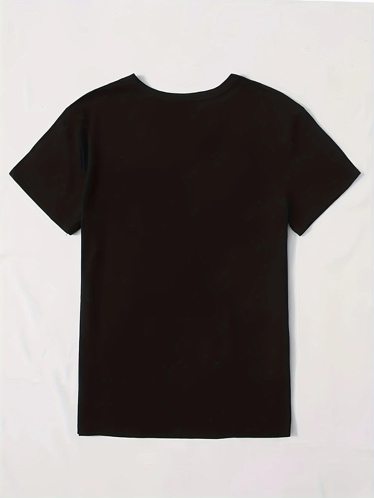 T-Shirt Femme Imprimé Mignon Col Rond Manches Courtes – Style Harajuku Goth