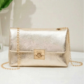 Trend Casual Gold Chain Crossbody Bag Elegant Versatile Shoulder Bag Messenger Bag Women