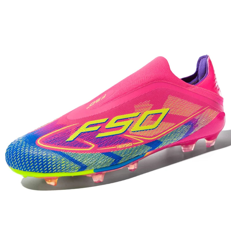 Soccer Shoes Men's Football Boots Grass Training Sports Society Soccer Cleats Non-slip Football Field Boot Crampons De Football