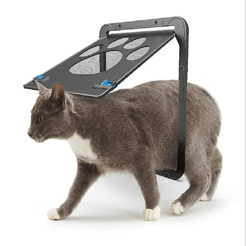 Chatière Magnétique Verrouillable – Porte pour Chat & Chien, Installation Facile, Taille L & XL