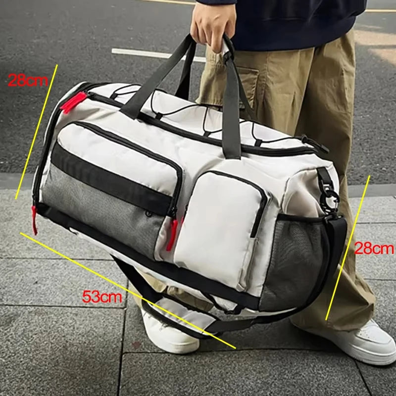 Yoga Travel Gym Backpack Luggage Bag for Women Men Fitness Training Dry Wet Shoes Pocket Outdoor Sports Swimming Daypack Bags