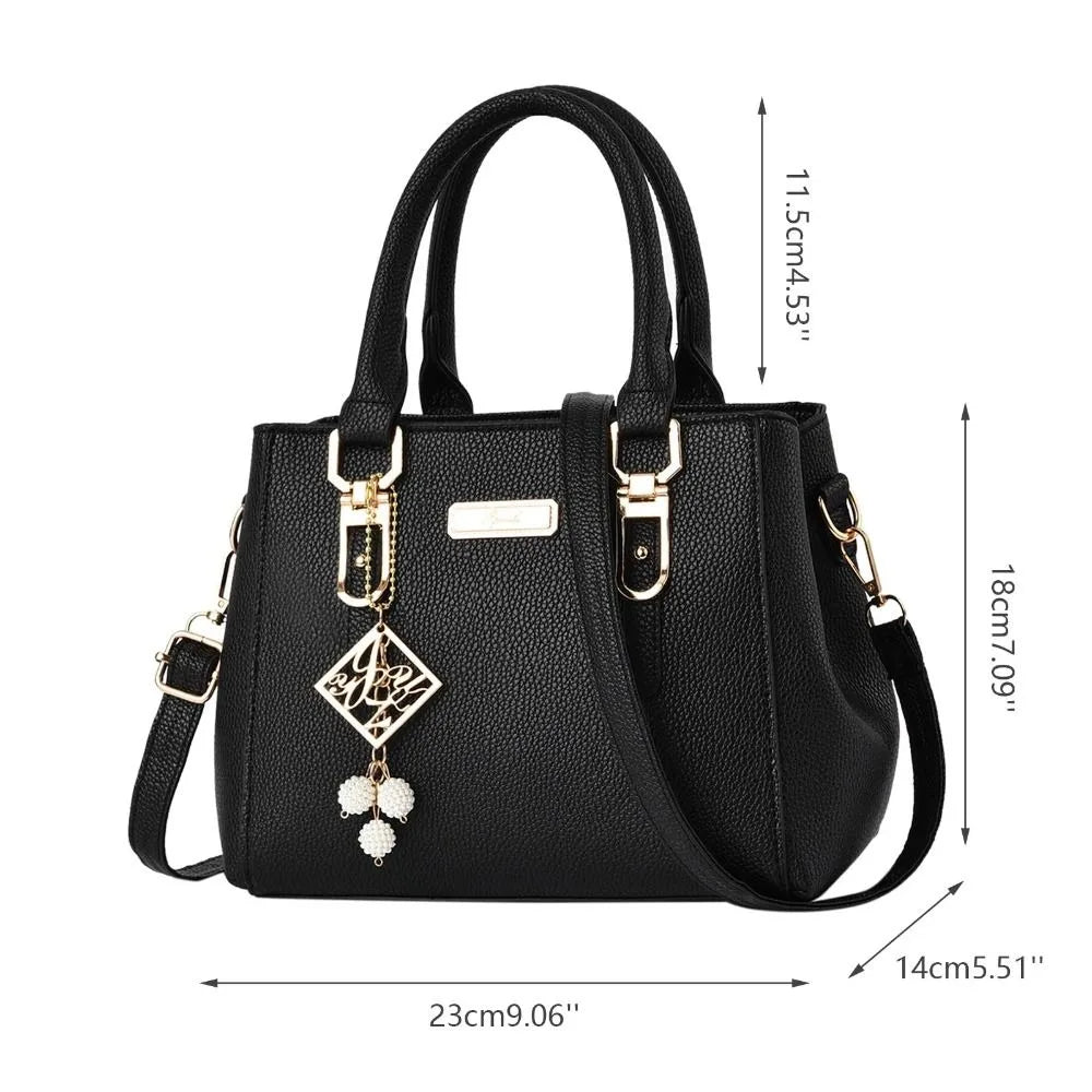 Sac À Main Femme – Cabas Bandoulière Cuir PU Grande Capacité, Style Casual Chic