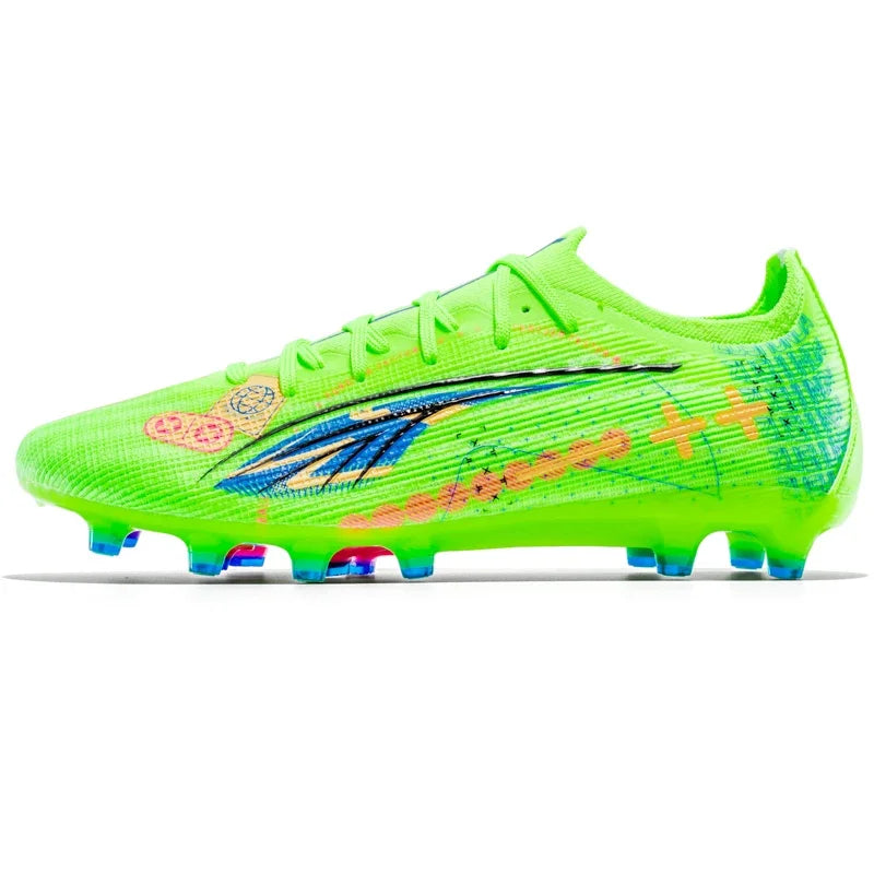 Soccer Shoes Men's Football Boots Grass Training Sports Society Soccer Cleats Non-slip Football Field Boot Crampons De Football