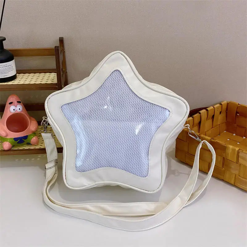 Sac Bandoulière Kawaii Ita Bag – Étoile Anime, Style Ulzzang, Fille 2025