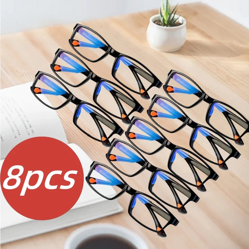 Lot de 8 lunettes de lecture MOYOKA – Mixte, monture plastique légère